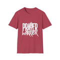 Prayer Warrior Men's Tshirt (White Logo)