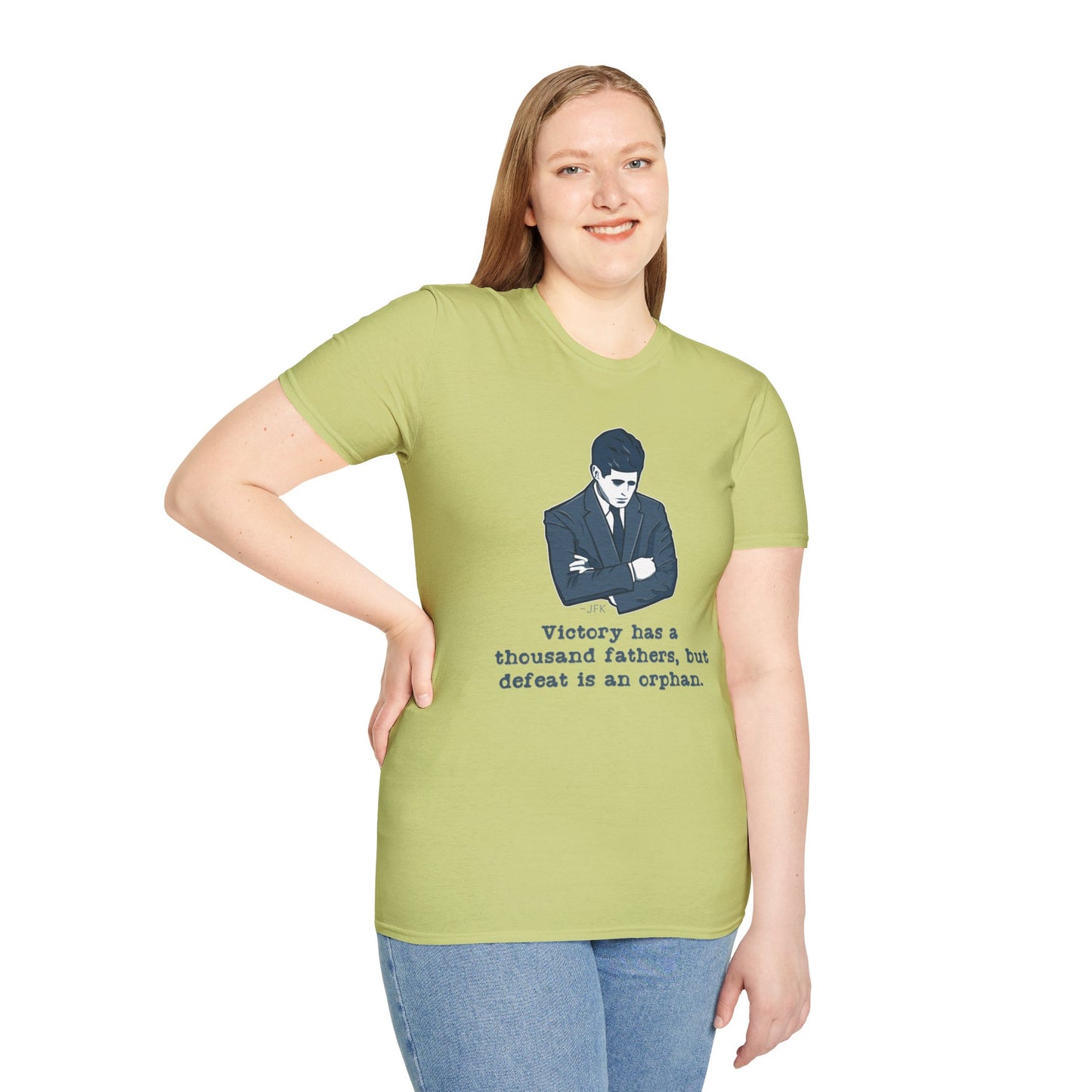 JFK Thousand Fathers Women's Relaxed/Plus Tshirt (IW Blues Logo) - Sweet Baby Jeez Teez