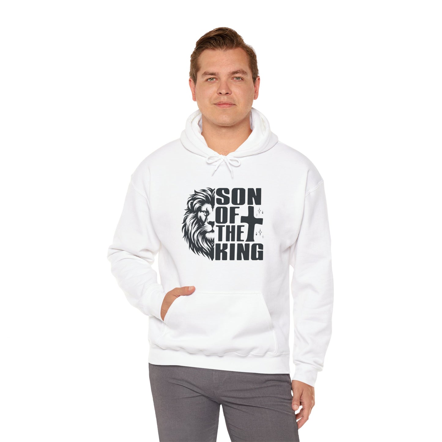 Son of the King Men's Hoodie (Black Logo)