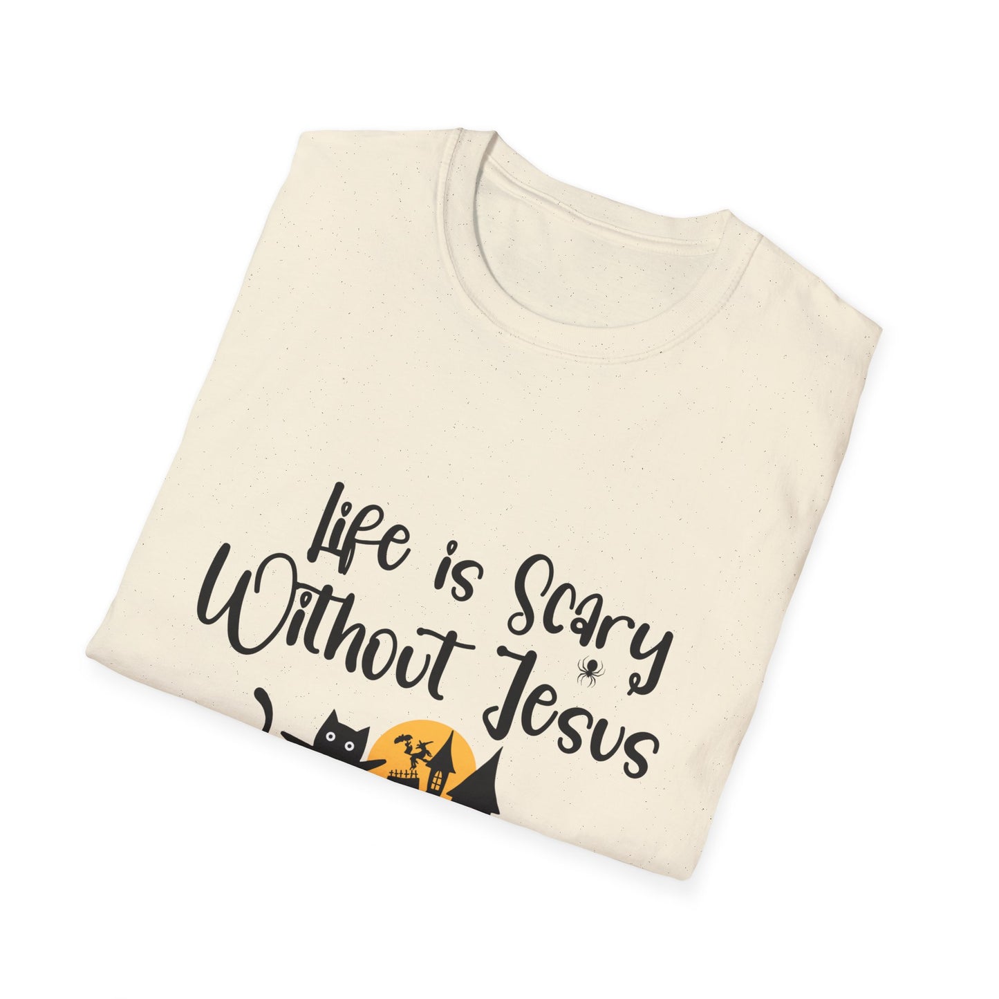 Life is Scary Men's Tshirt - Sweet Baby Jeez Teez