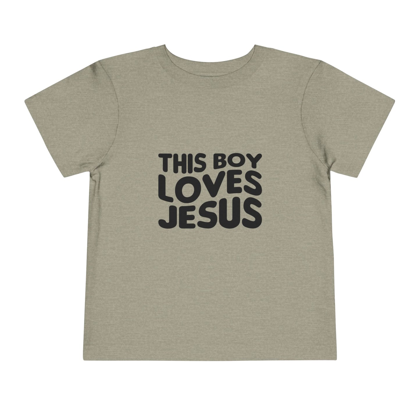 This Boy Loves Jesus Toddler Tshirt