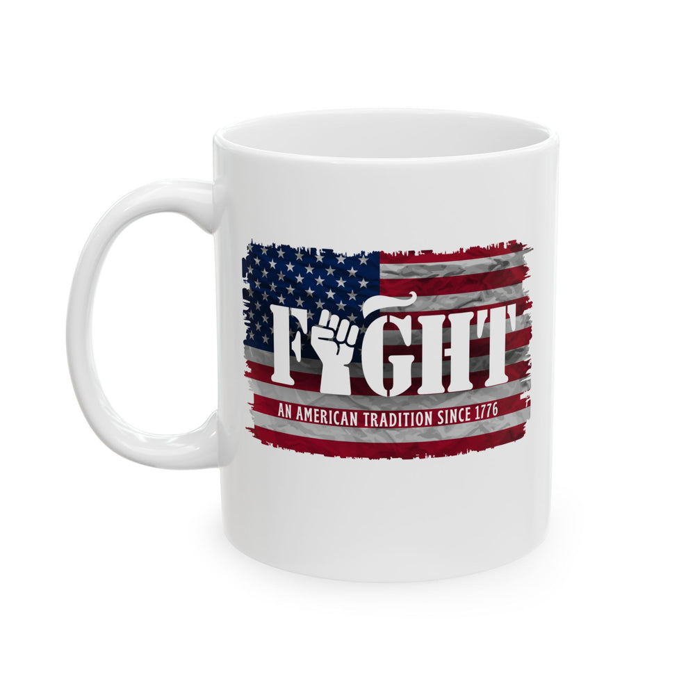 Fight Flag Mug - Sweet Baby Jeez Teez