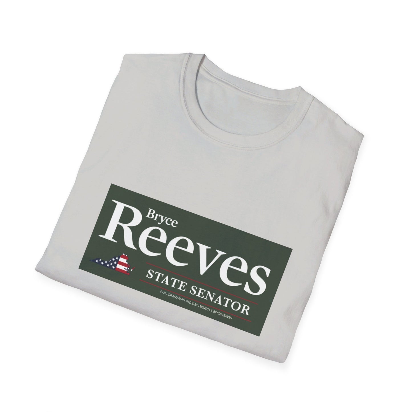 Senator Bryce Reeves Men's Tshirt (Army Green Logo) - Sweet Baby Jeez Teez