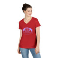 ARS Logo Ladies V-Neck Tshirt (ARS - T Lilac Logo)