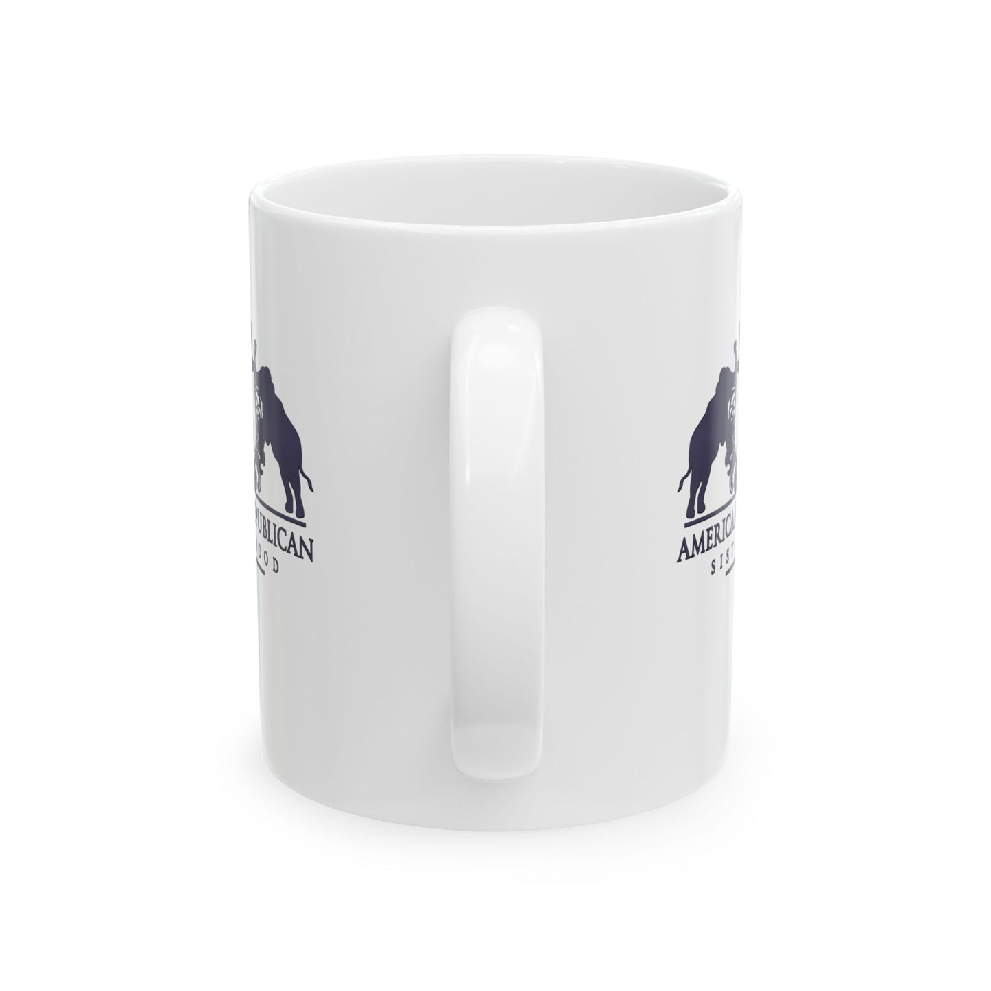 ARS Black Plum Logo Ceramic Mug, (11oz)