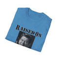 Raised on Reagan Men's Tshirt (Black Logo) - Sweet Baby Jeez Teez