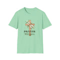 Prayer Warrior Women's Relaxed/Plus Tshirt (Lillies Logo)