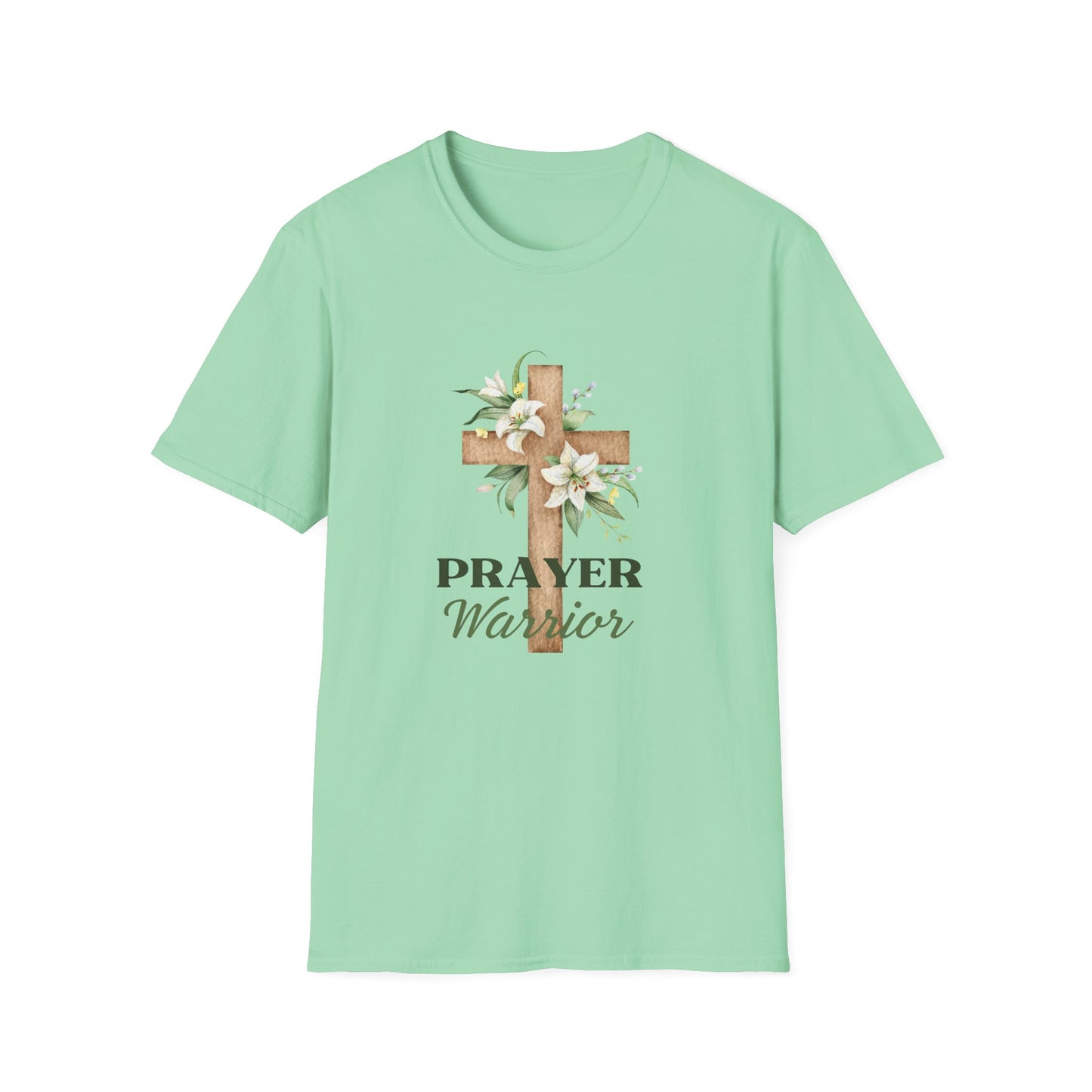 Prayer Warrior Women's Relaxed/Plus Tshirt (Lillies Logo)