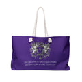 Copy of ARS/ FoRe! - Esther 4:14 Inspirational Weekender Bag (Purple)