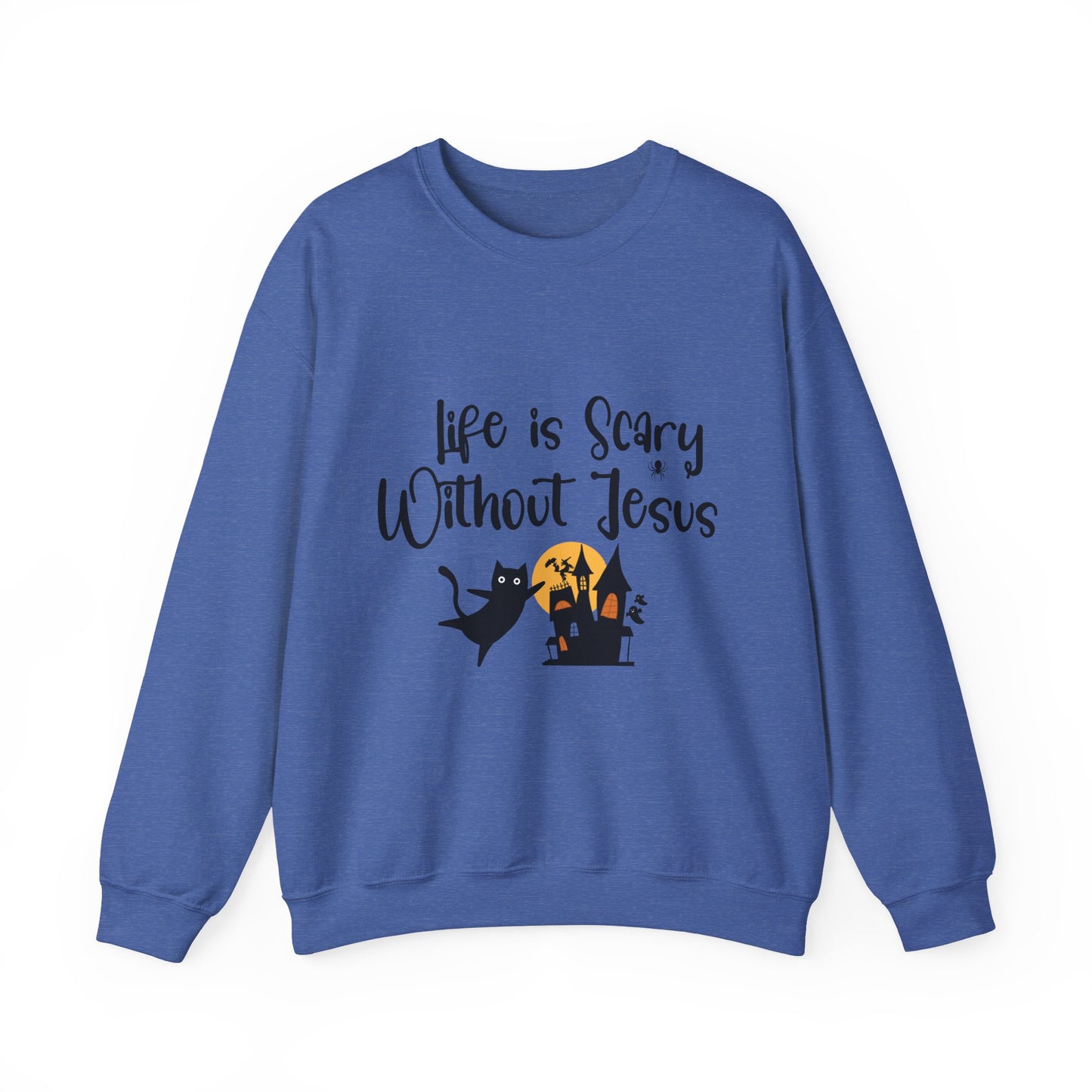 Life is Scary Women's Relaxed Sweatshirt - Sweet Baby Jeez Teez