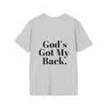 God's Got My Back Women's Relaxed/Plus Tshirt (Black Back Logo) - Sweet Baby Jeez Teez