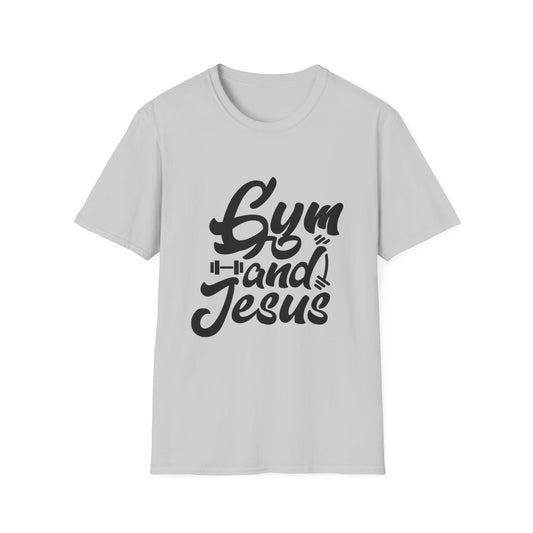 Gym and Jesus Women's Relaxed/Plus Tshirt (Black Logo) - Sweet Baby Jeez Teez