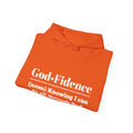 God-Fidence Men's Hoodie (White Logo)