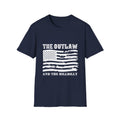 Outlaw Men's Tshirt (White Logo) - Sweet Baby Jeez Teez