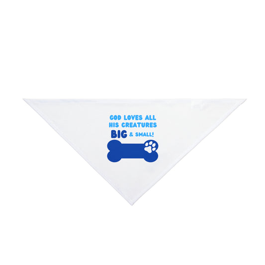 God Loves All Doggo Bandana (Blue Logo)