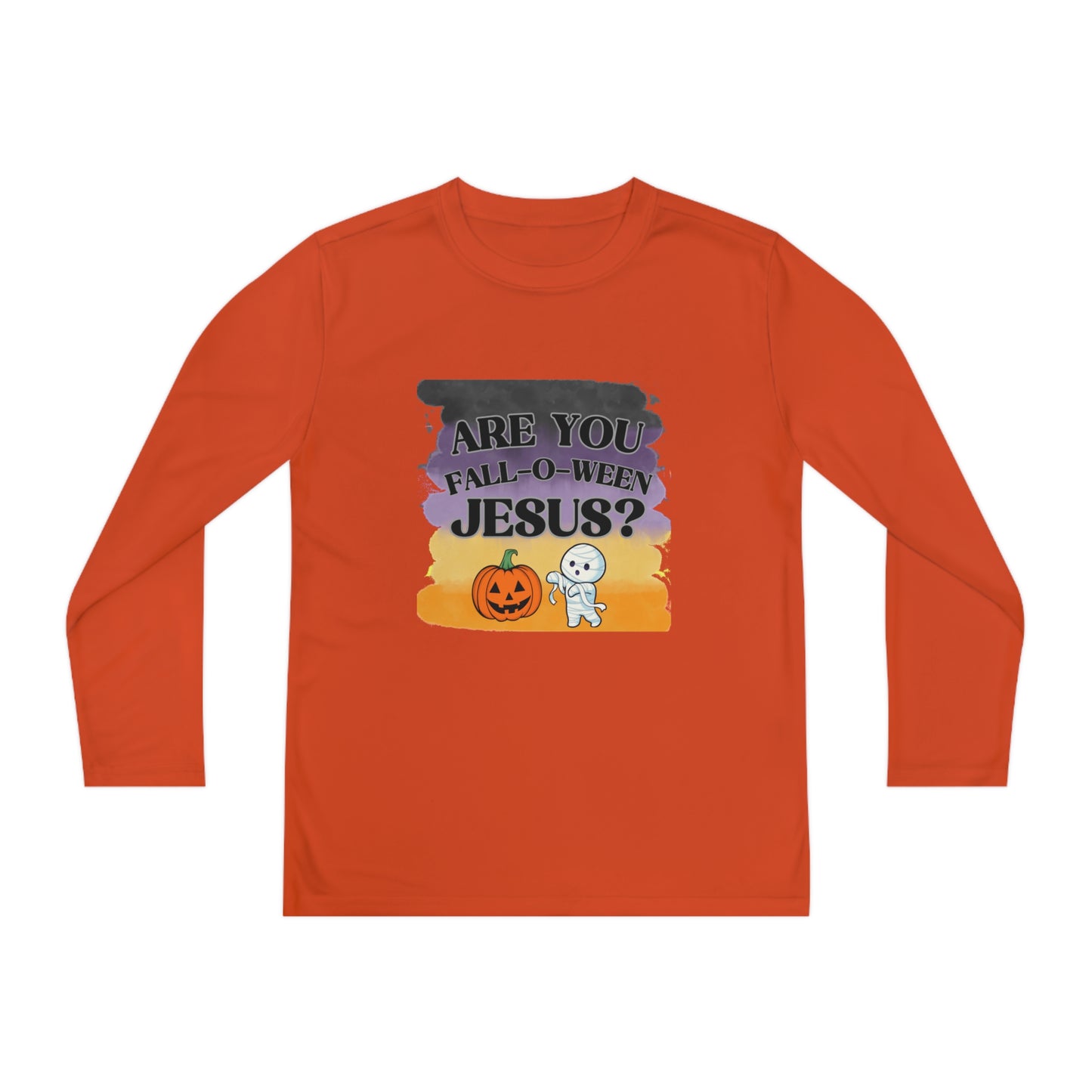 Fall-O-Ween Kids Unisex Long Sleeve Tshirt - Sweet Baby Jeez Teez