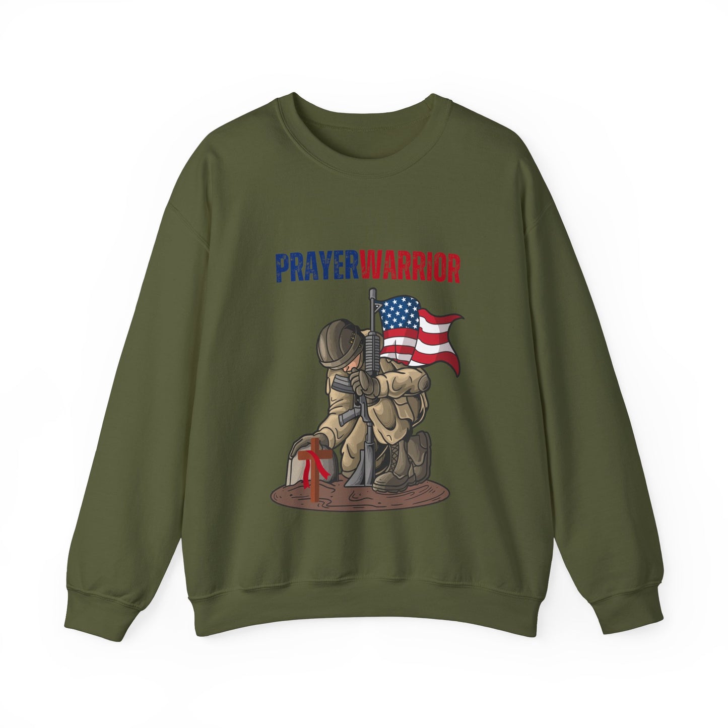 Prayer Warrior Soldier Men's Sweatshirt