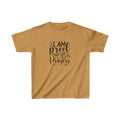 I Am Proof Kid's Unisex Tshirt (Black Logo)