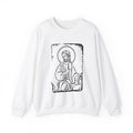 Orthodox Icon Women's Relaxed Sweatshirt (Black Logo) - Sweet Baby Jeez Teez