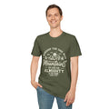 Mountains Men's Tshirt (Tan Logo) - Sweet Baby Jeez Teez