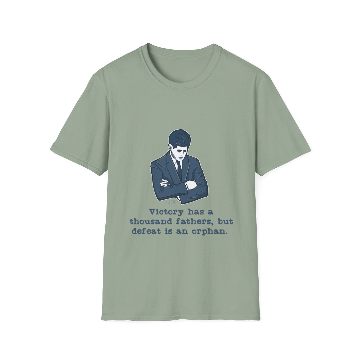 JFK Thousand Fathers Men's Tshirt (IW Blues Logo) - Sweet Baby Jeez Teez