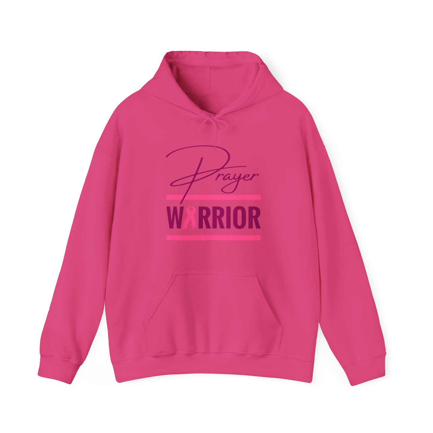 Prayer Warrior Breast Cancer Women's Sweatshirt (Pink Logo)