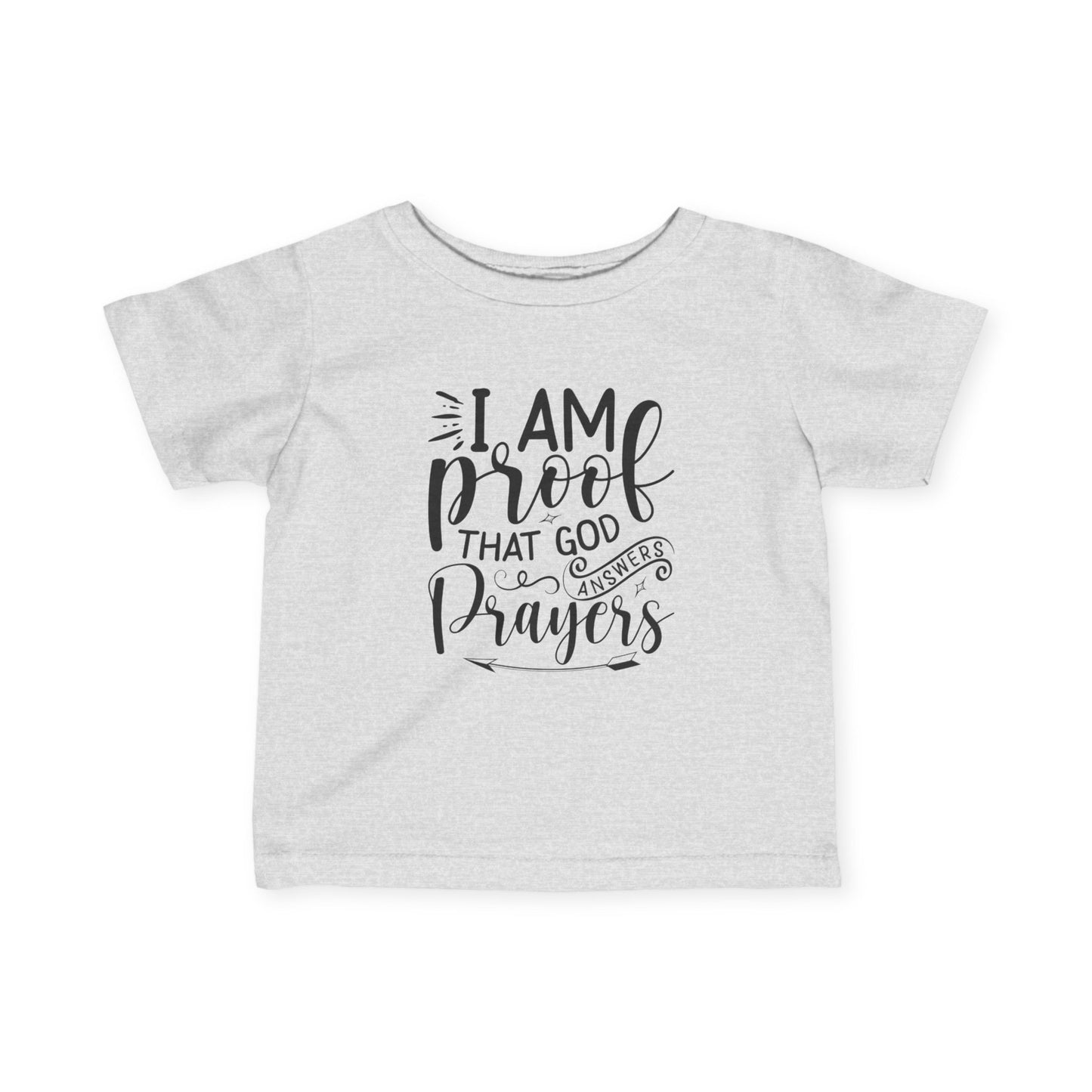 I Am Proof Infant Soft Tshirt (Black Logo)