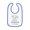 R in Training Baby Bib (Cartoon Logo) - Sweet Baby Jeez Teez