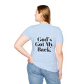 God's Got My Back Women's Relaxed/Plus Tshirt (Black Back Logo) - Sweet Baby Jeez Teez