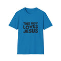 This Boy Loves Jesus Men's Tshirt