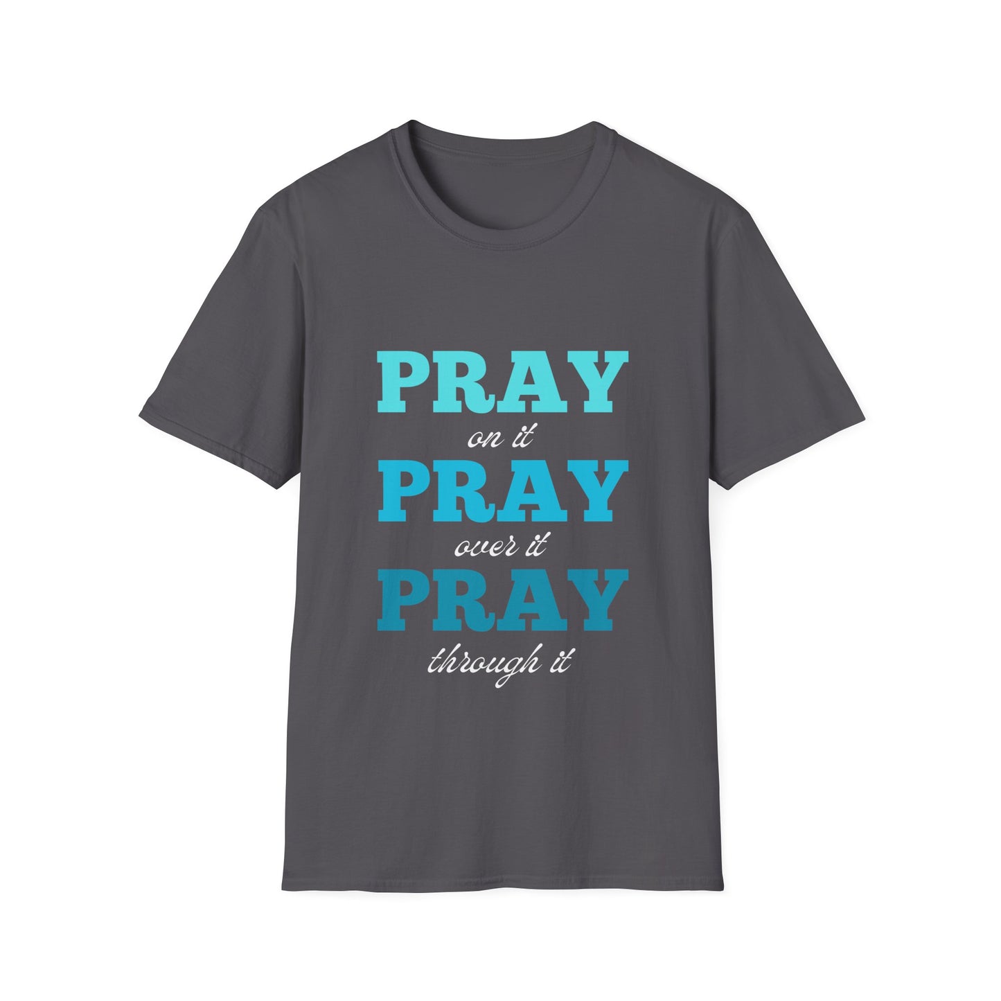 Pray On It Women's Relaxed/Plus Tshirt (Teals Logo) - Sweet Baby Jeez Teez