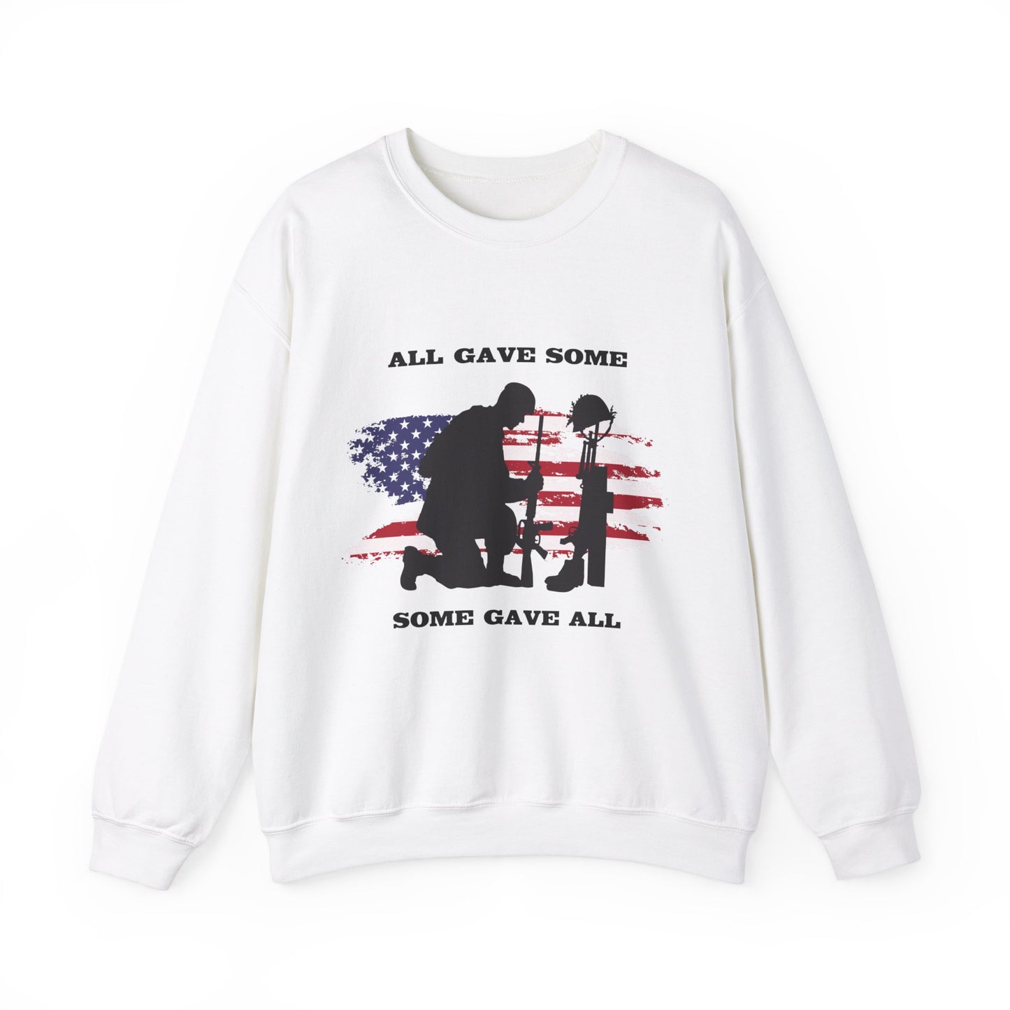 Some Gave All Women's Relaxed Sweatshirt (MM Black Logo) - Sweet Baby Jeez Teez