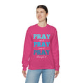 Pray On It Women's Relaxed Sweatshirt (Teals Logo) - Sweet Baby Jeez Teez