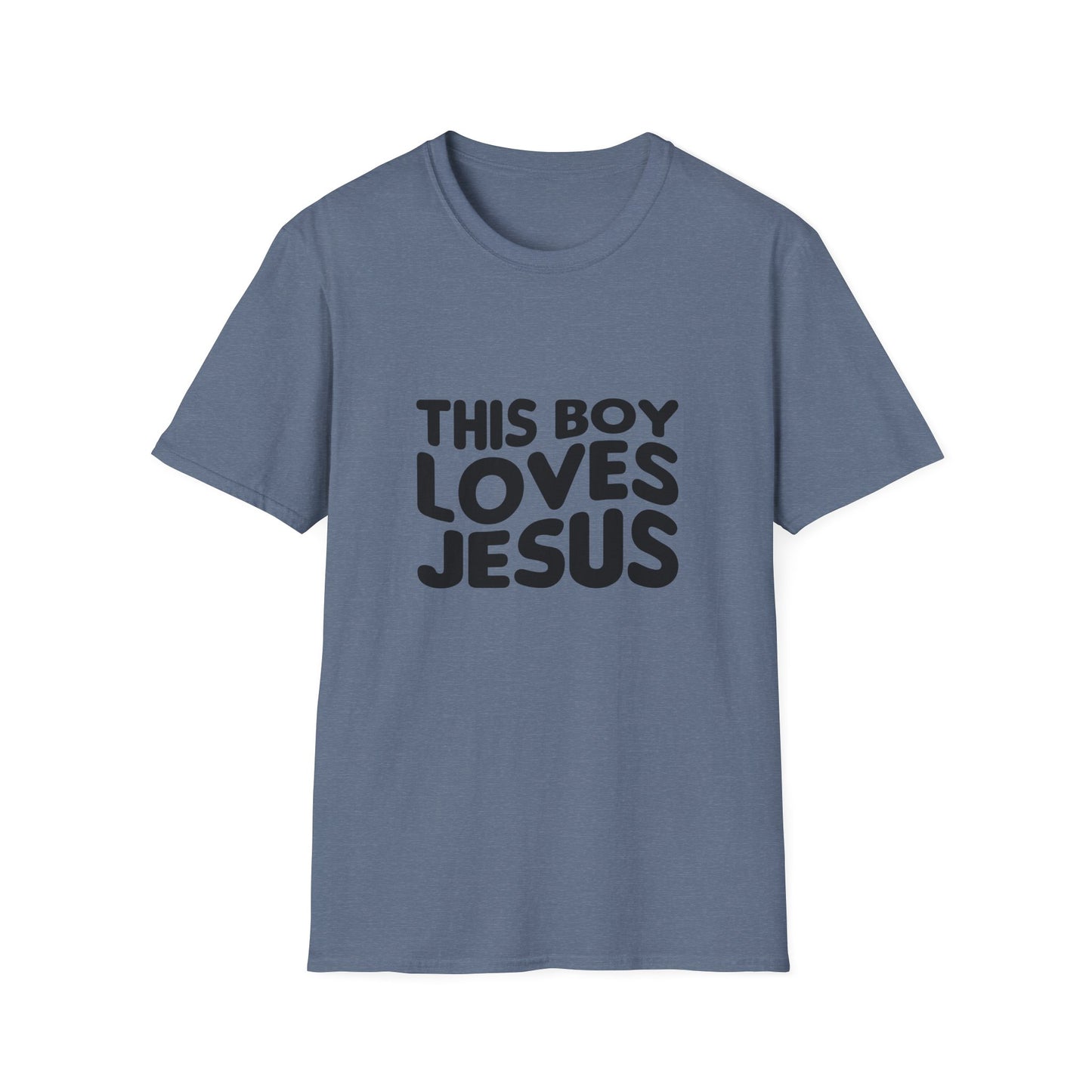 This Boy Loves Jesus Men's Tshirt