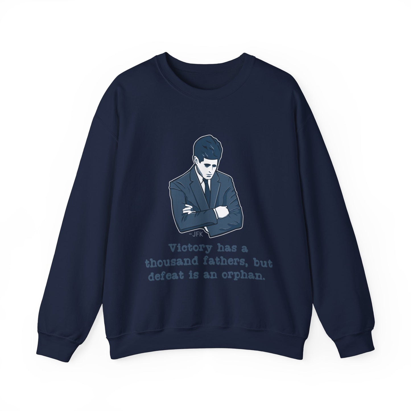 JFK Thousand Fathers Men's Sweatshirt (IW Blues Logo) - Sweet Baby Jeez Teez