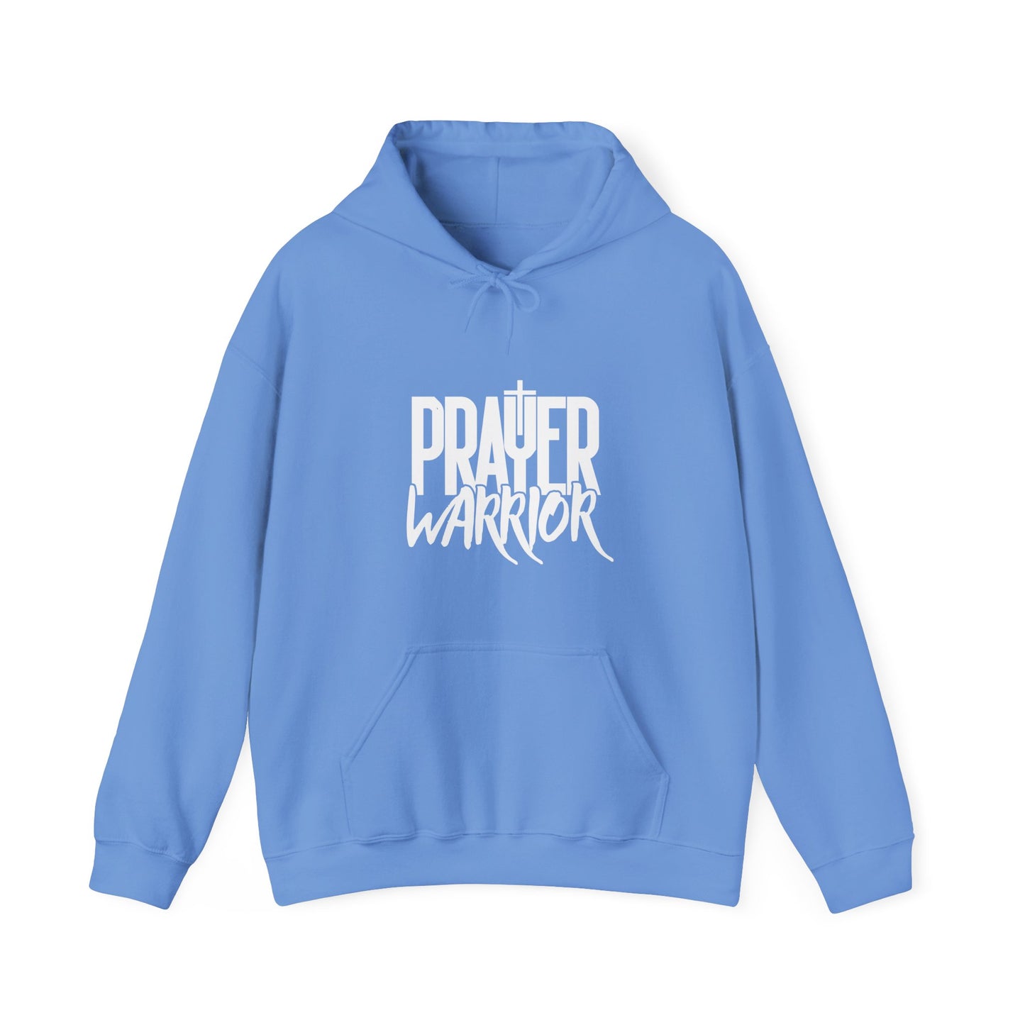 Prayer Warrior Men's Sweatshirt (White Logo)