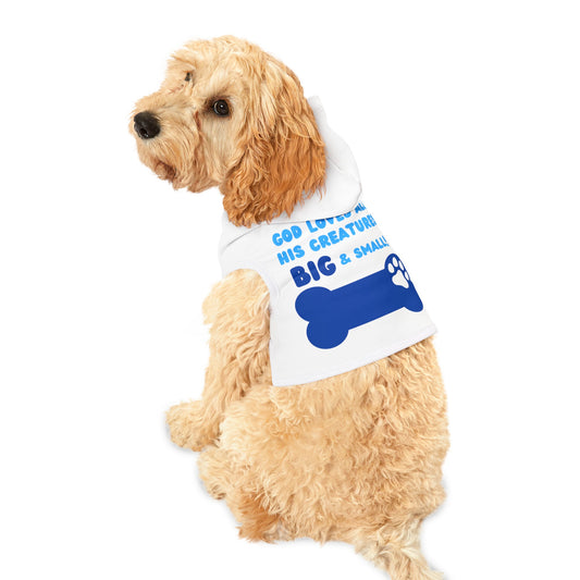 God Loves All Doggo Hoodie (Blue Logo)
