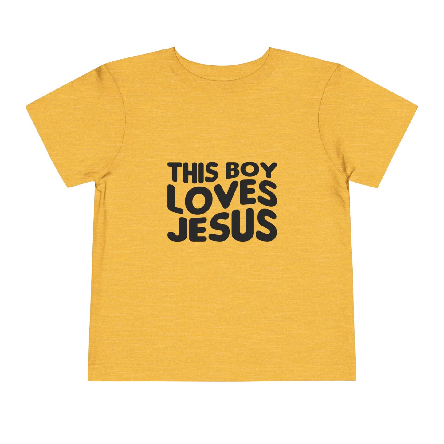 This Boy Loves Jesus Toddler Tshirt