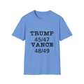 Trump/Vance Men's Tshirt (Black Logo) - Sweet Baby Jeez Teez