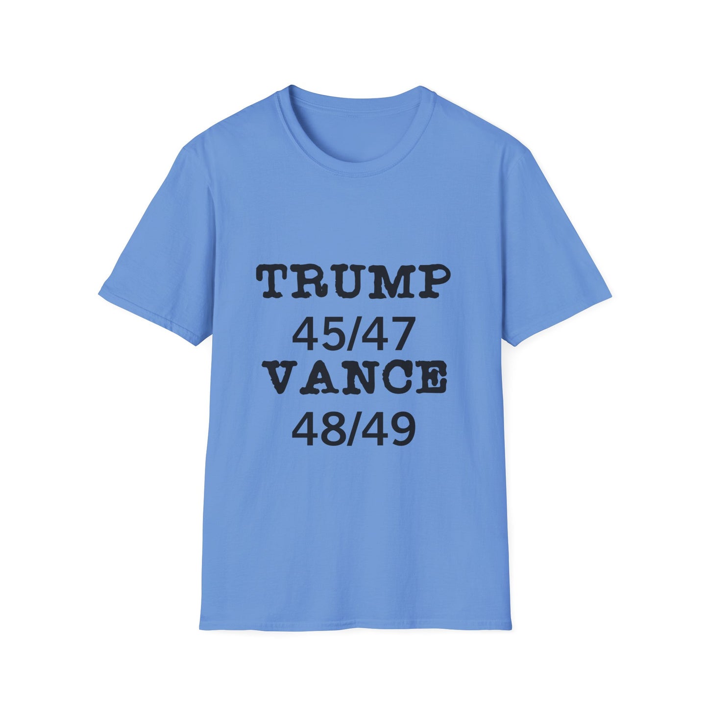 Trump/Vance Men's Tshirt (Black Logo) - Sweet Baby Jeez Teez