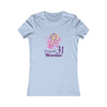 Proverbs 31 Portrait Women's Fitted Tshirt (Spring Colors Logo)