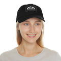 Women's Dad Hat with Leather Patch (ARS - White Logo) - Sweet Baby Jeez Teez