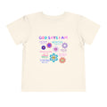 God Says I am Toddler Tshirt (Flower Logo)