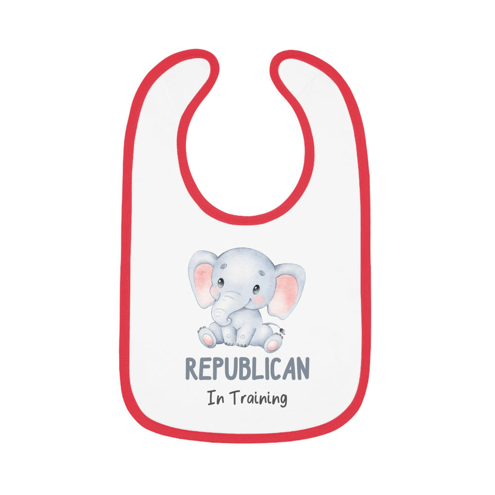 R in Training Baby Bib (Cartoon Logo) - Sweet Baby Jeez Teez