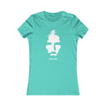 Jesus Portrait Women's Fitted Tshirt (Contemporary Logo)