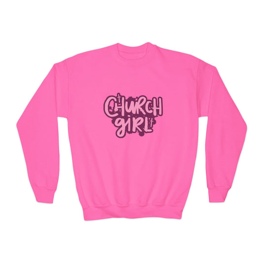 Church Girl Girl's Sweatshirt (Pinks Logo)