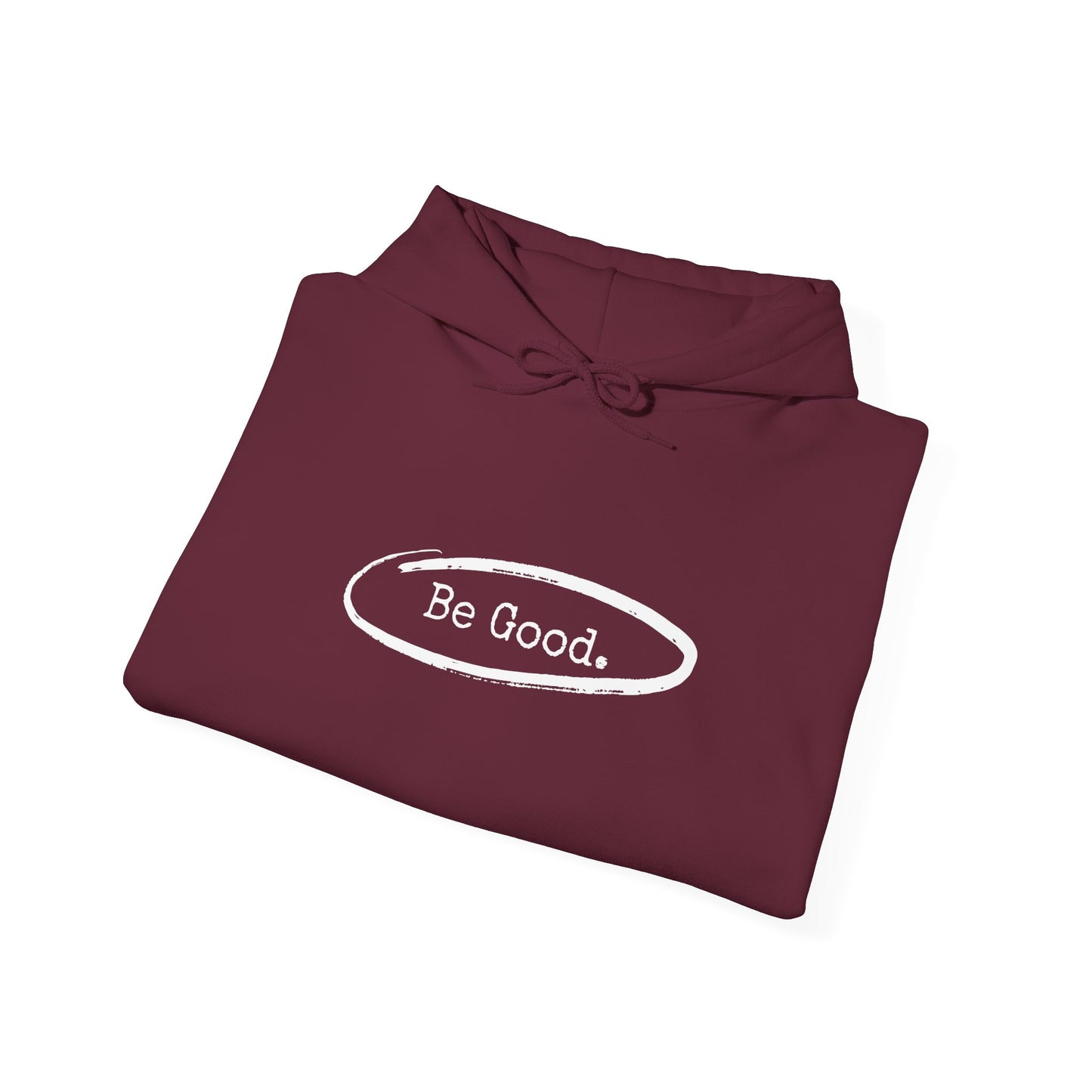 Be Good Men's Maroon Hoodie (AGGIE - White Logo)