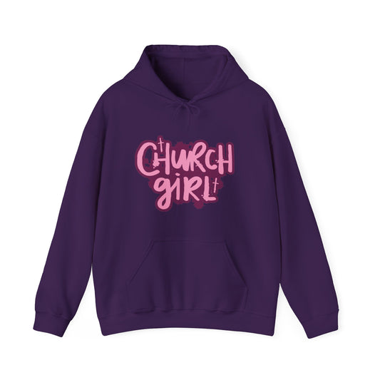 Church Girl Women's Hoodie (Pinks Logo)