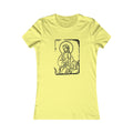 Orthodox Icon Women's Fitted  Tshirt (Black Logo)