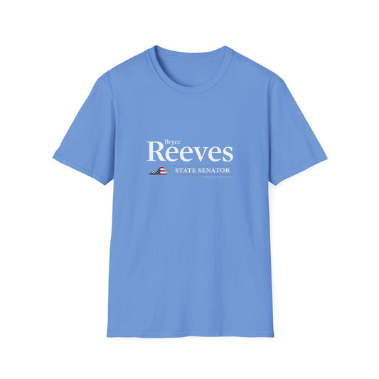 Senator Bryce Reeves Unisex Soft Tshirt (White Logo) - Sweet Baby Jeez Teez